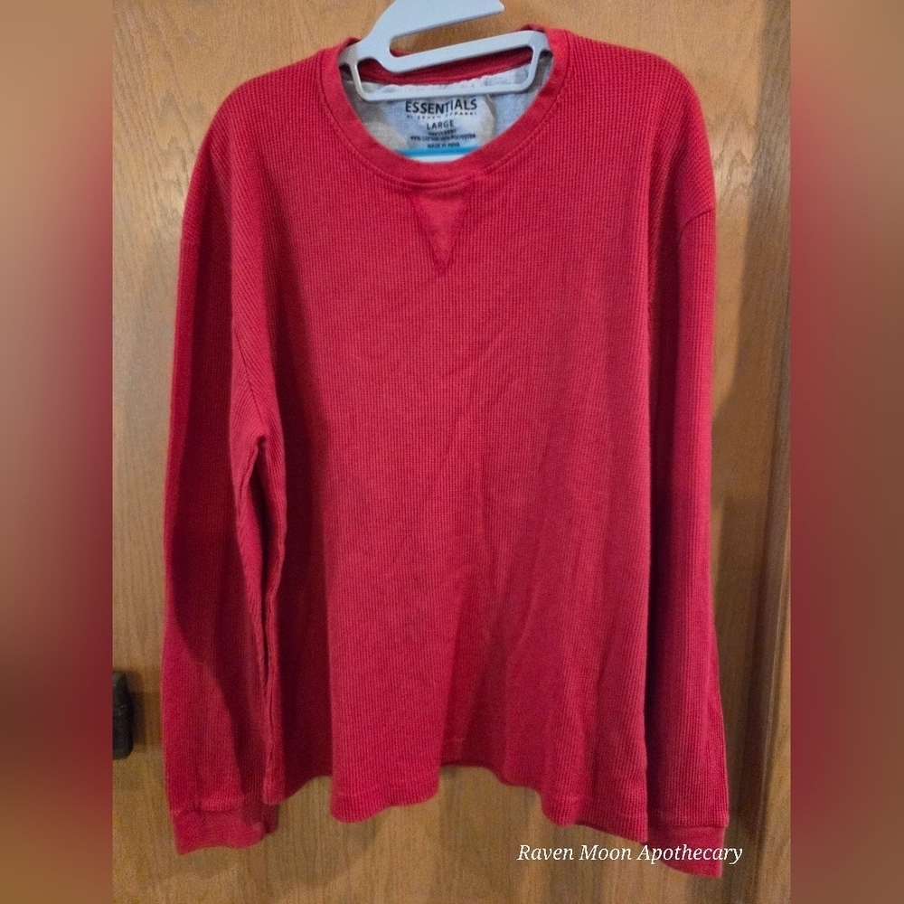 Essentials Vibrant Red Long Sleeve Top